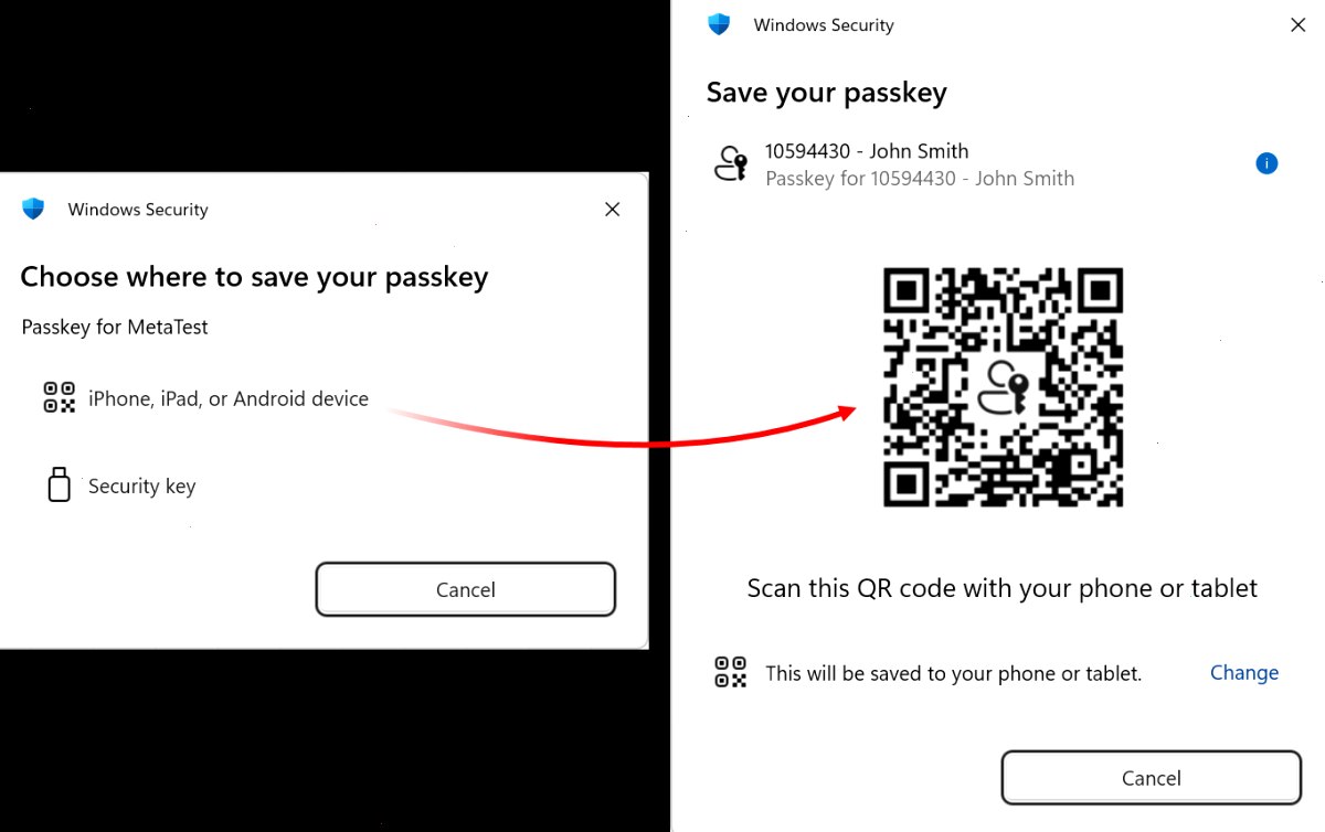 创建 Passkey